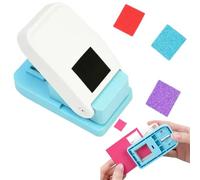 1 Inch Square Hole Punch for Paper Crafts,Manual Punch Down Tool for Card Making Supplies,Rectangular Postage Stamp Pun/ch,Manual Square Paper P/unch for DIY Projects,Scrapbooking DIY Card Making