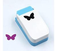 1 Inch Square Punch - Heavy-Duty Manual Precision Punch Tool for Scrapbooking, Card Making, DIY Journaling, Kids’ Educational Crafts (Butterfly)