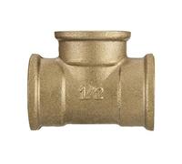1" inch Thread Pipe Tee Connection Fittings Female Cast Iron Brass