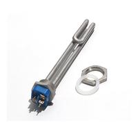 1 Inch Threaded Water Immersion Heating Element DN25/32mm 1KW/2KW3KW Heater Tube 180mm/190mm/230mm 1Pcs(With locknut,110V_1KW 180MML 304SS)