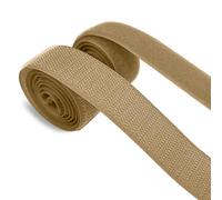 1 inch x 1 yard Coyote Tan Hook and Loop Tape Sew On Non-Adhesive Nylon Sewing Fasteners Sheets Interlocking Tape Ideal for Clothes Shoes Bags Uniform Crafts DIY Shool Projects Outdoor and Indoor Uses