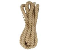 1 Inch x 10 Feet Natural Jute Rope, 25mm Jute Twine Hemp Rope, Twisted Manila Hemp Ropes for Craft Projects, Gardening, Indoor and Outdoor Use, Home Decorating, DIY