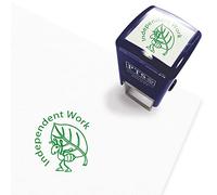 1 Independent Work Ant Pre-inked Stamper Green Ink Ready To Use 25mm Primary Teaching Services