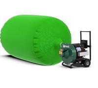 (1) Insulation Vacuum Bag RAM Heavy Duty ECO+ Bags 7 FT X 4 FT Holds 88 CF / 400 LBS Low DUST 2.4 Fabric Strength - 1 Bag . Largest and Toughest Green Bag on The Market.