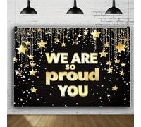 1 item, "We are very proud to celebrate your graduation" Graduation background 350x230cm
