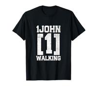 1 John 1 Walking Christian Inspirational T-Shirt