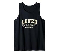 1 John 3:1 Christian Bible Verse Loved By The Father Tank Top
