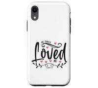1 John 4:19 - He First Loved Me Bible Verse Gift Case for iPhone XR