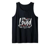 1 John 4:19 - He First Loved Me Bible Verse Gift Tank Top