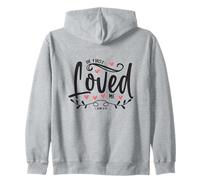 1 John 4:19 - He First Loved Me Bible Verse Gift Zip Hoodie
