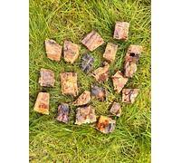 1 kg Beef Buffalo Puffed Jerky Lung Cubes Dried Jerky PREMIUM QUALITY 100% Natural Dog Cat Treats Chews RESEALABLE BAGS