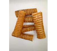 1 kg Buffalo Beef Trachea Wind Pipes Moo Tubes (about 30 pieces) 100% Natural Premium Long Lasting Dog Treats Chews - 2 x 500 gms resealable packs to keep treats fresh