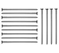 1 KG Galvanised Round Wire Nails High Quality All Lengths and DIAMETERS (4.5 x 125mm)