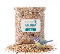 (1 KG) Mix Seed Pro for Wild Bird food Premium Garden Feed Natural Birdseed for Sparrows Finches Small Wildlife Clean Feeding