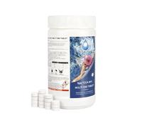BLUE SPARKLE 1 Kg Chlorine 4-in-1 Dispenser Multifunction Tablets Stabiliser, Algaecide and Clarifier for Hot Tubs & Pools Shatchi White One Size