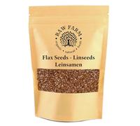 1 kg Raw Brown Whole Flaxseed - Gluten & Soya Free, High in Fibre & Omega-3 - Ideal for Baking, Salads, Smoothies & Vegan Recipes