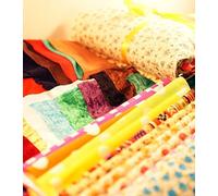 1 KILO bag of fabric remnants-Fabric off cuts-Perfect for scrapbooking, Card making, Doll clothes & all other Craft or Hobbying