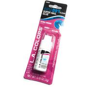 (1) LA Colors Rapid Dry Clear Super Nail Glue (.10 oz) Extra Strong Hold