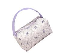 1. Large Bubble Foam Makeup with Handle Water Proofing Travel Cosmetic Storage Bag for Daily & Trips Spacious Bubble Cotton Makeup Case