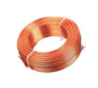 1 Large Roll 0.8mm/1mm/1.5mm/2mm/2.5mm/3.0mm Aluminium Soft Metal Crafts Beading Wire For Jewelry Making DIY(Orange,1.0mm (210 meters))
