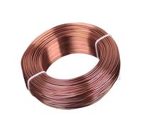1 Large Roll 0.8mm/1mm/1.5mm/2mm/2.5mm/3.0mm Aluminium Soft Metal Crafts Beading Wire For Jewelry Making DIY(Brown,2.5mm (38 meters))