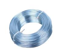 1 Large Roll 0.8mm/1mm/1.5mm/2mm/2.5mm/3.0mm Aluminium Soft Metal Crafts Beading Wire For Jewelry Making DIY(Grayish Blue,2.5mm (38 meters))