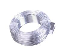 1 Large Roll 0.8mm/1mm/1.5mm/2mm/2.5mm/3.0mm Aluminium Soft Metal Crafts Beading Wire For Jewelry Making DIY(Silver Color,1.5mm (95 meters))
