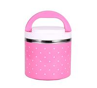1 Layer Stainless Steel Insulation Thermo Thermal Lunch Box Food Container Hot Food with Bento Kids Storage Box Thermos Lunch for Hot Bento Lunch.-for Stainless Steel bento Box Ceramic Lunch Box