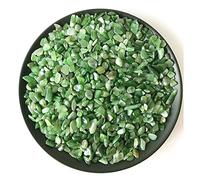 1 lb Natural Green Crystal Tumbled Chips Crushed Stone Healing Reiki Crystal Irregular Shaped Stones Jewelry Making Home Decoration (Green Crystal)