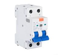 1*Leakage Protector FI Circuit Breaker Electrical Safety Fused Switch For AC Systems 6kA Breaking Capacity L80E-1P+N-C16-30mA-AC Rated Voltage 230V~