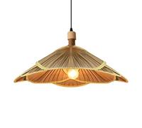 1 Light 19.7in Palm Leaves Pendant Chandelier Southeast Asia Style Living Room lamp Fixture Farmhouse Coastal Pendant Lamp Rural Ceiling Hanging Lamp for Restaurant Nursery
