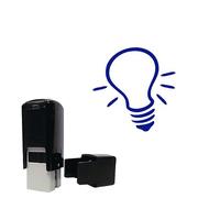 1 Light Bulb Small Teachers Motivational Feedback Marking Stamper School Pupils Work 10mm Primary Teaching Services (Blue)