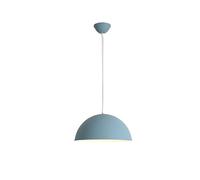 1 Light Pendant Lamp and Creative Semicircular Single Metal Lampshade Color Hanging Lights Adjustable E27 Base Industrial Lighting for Kitchen Island
