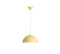 1 Light Pendant Lamp and Creative Semicircular Single Metal Lampshade Color Hanging Lights Adjustable E27 Base Industrial Lighting for Kitchen Island