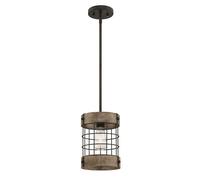 1-Light Pendant Langston Bronze / Pine