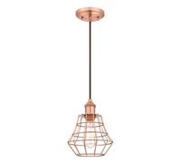 Westinghouse Nathan pendant light, brushed copper colour