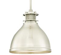 1-Light Pendant VINTAGE INDUSTRIAL Brushed Nickel