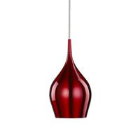 Shiny Red Aluminium Bell Shaped Shade Home Office Ceiling Fitting Pendant Light