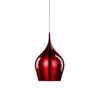 Large Red Aluminium Bell Shaped Shade Home Office Ceiling Fitting Pendant Light