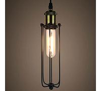 1-Light Retro Loft Industrial Lighting Fixtures Long Water Pipe Pendant Lamp Rustic Vintage Light LED Chandelier for Kitchen Island Living Room Balcony Corridor Change for The Better