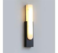 1-Light Vintage Wall Light Fixtures, Indoor Farmhouse Sconces, Nostalgia Wall Lighting with Marble Shade for Bathroom Mirror Living Room Bedroom Hallway Porch