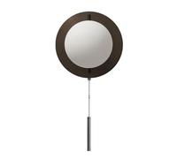 1 Light Wall Sconce, Mid Century Modern Globe Glass Wall Light Fixtures, Indoor Art Deco Bedside Wall Lamp with Pull Switch for Living Room Bedroom Hallway Corridor Stairs Lighting
