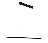 1 Lights Linear Barn Hanging LED Pendant Adjustable Height Boutique Decoration Black Chandelier Lighting Fixture for Kitchen Island Office Dining Room Bedroom