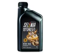 1 Liter Engine Oil Selenia Gasoline Diesel 5W40 Synthetic API SP ACEA A3 B4