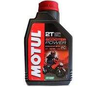 Motul Oil Scooter Power 2T 2-Stroke Moped Bike Fully Synthetic - 1L