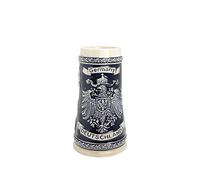 1 Liter | OktoberfestHaus Bier Krug Deutschland German Adler (Eagle) Beer Stein Tankard Cobalt Blue Engraved Cities of German Jarra de Cerveza, Jarra Stein, Jarras Para Beber Cerveza