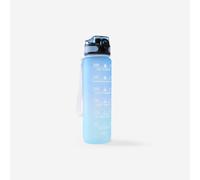 1 Litre Fitness Bottle Motivation - Blue