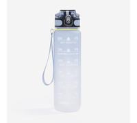 1 Litre Fitness Water Bottle Motivation - Grey