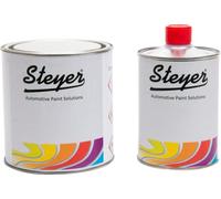 1 Litre For d Car & Van Frozen White 2K Car Paint Colour Spray & 500ML 2K Fast Paint Activator