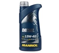 1 Litre Mannol Universal Engine Oil 15W-40 API CG-4/SL ACEA E3/B3/A3